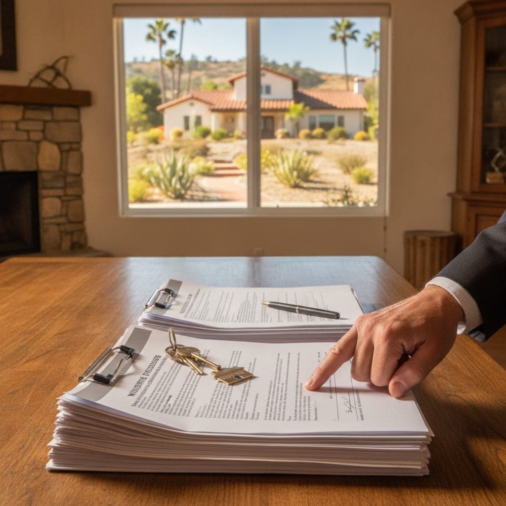 Editorial illustration for AB 38 Wildfire Disclosure in California: A Seller's Guide